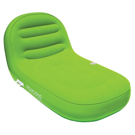 Airhead Airhead AHSC-007 Sun Comfort Inflatable Suede Chaise Lounge - Lime AHSC-007